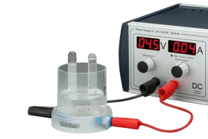 Voltameter, electrolysis tank, student version