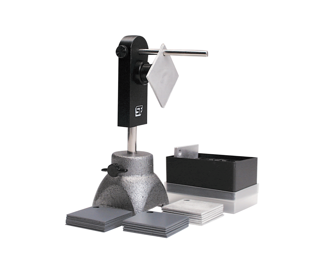 Source holder with absorber plates – Cider House Tech