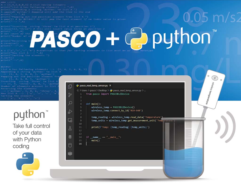 PASCO Python Library