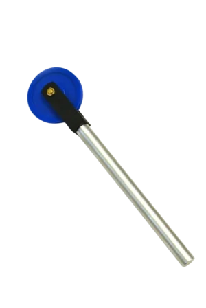 Pulley wheel on a rod