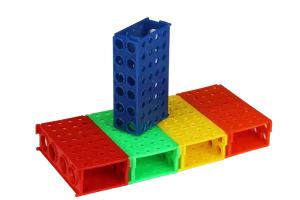 Combi rack for various test tubes