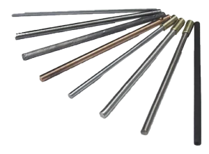 Carbon electrode, 25 cm, Ø6 mm - Pack of 10