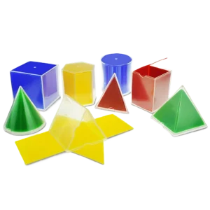 Geometric shapes, set of 8 pieces