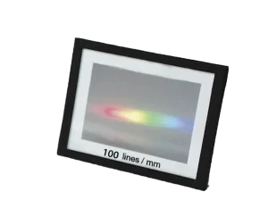 Diffraction grating, 100 lines/mm