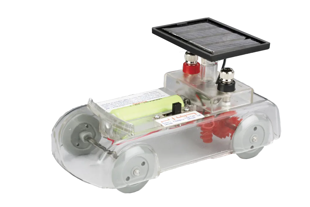 Solar cell car, rechargeable